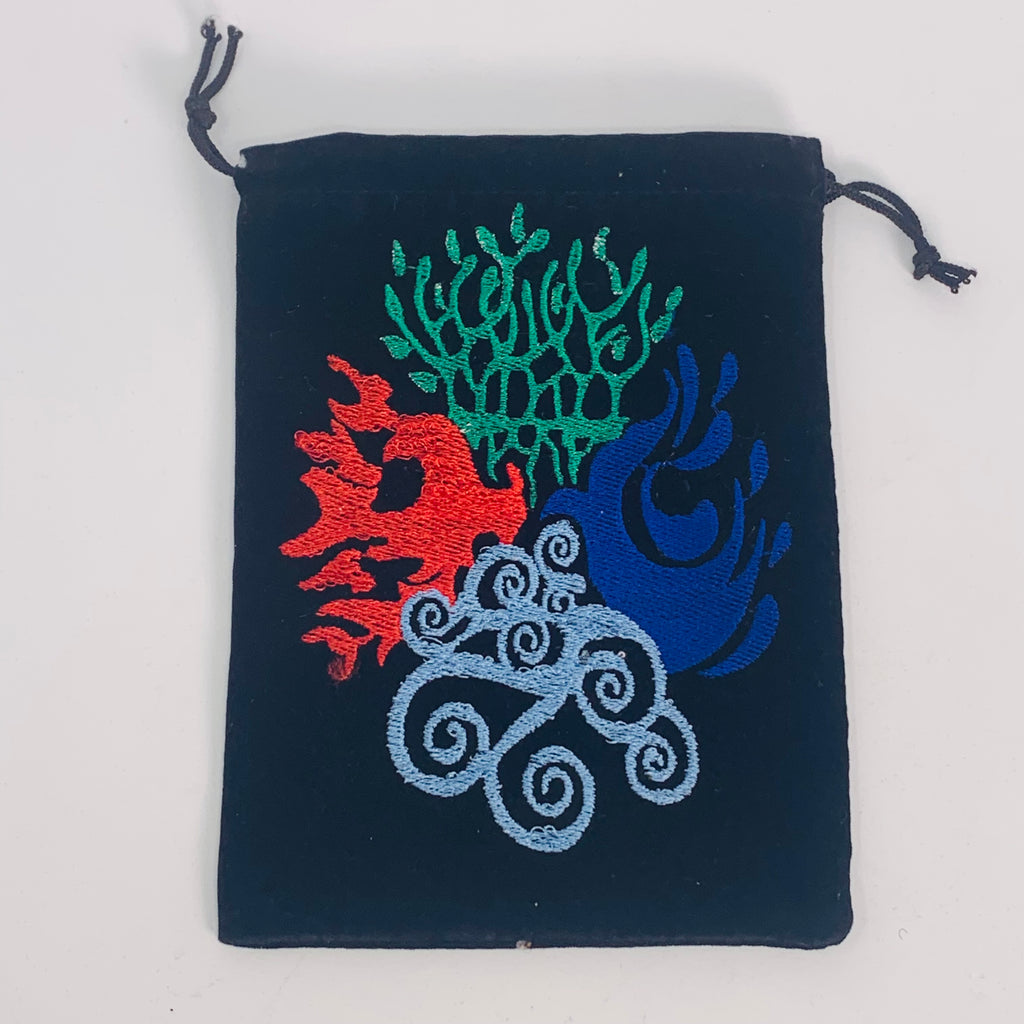 Velvet Pouch Embroidered (6 styles)