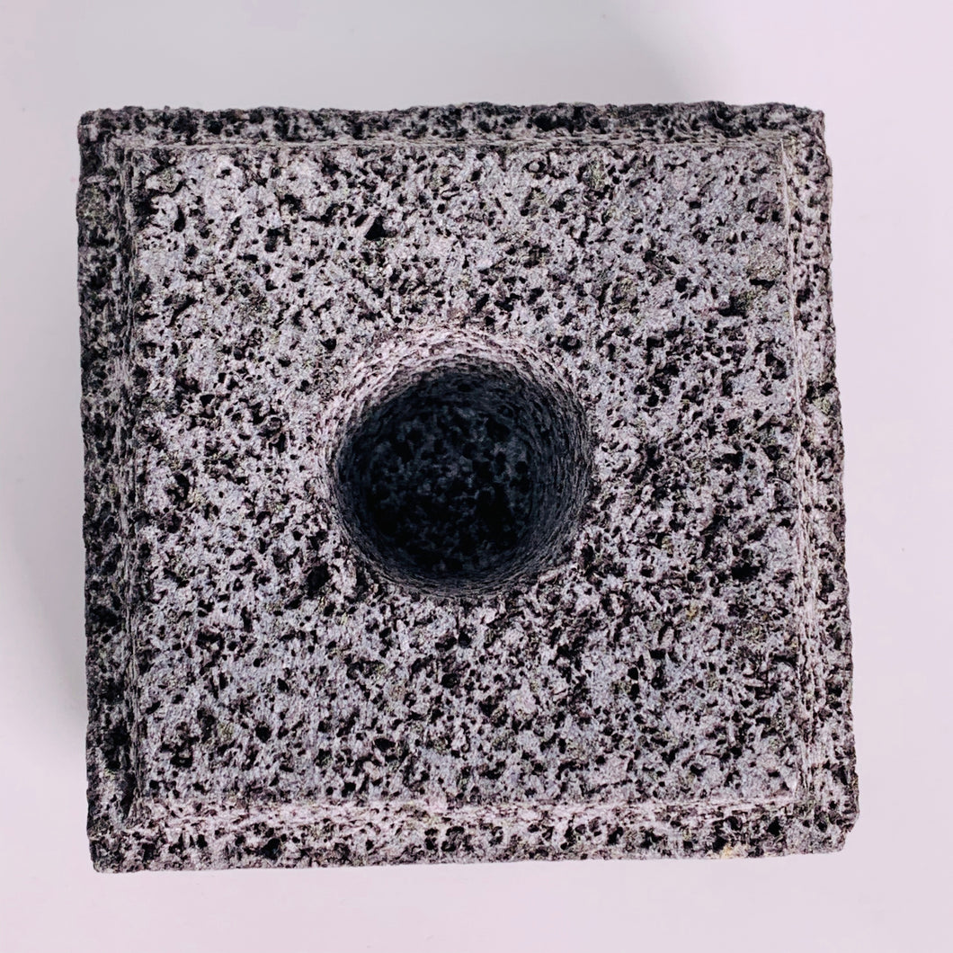Lava Stone TAPER Candle Holder
