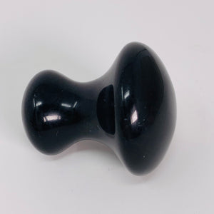Mushroom Massage Tool - Black Obsidian