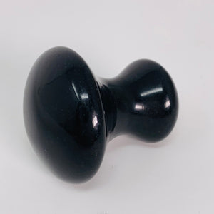 Mushroom Massage Tool - Black Obsidian