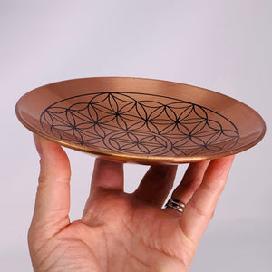 Copper Plate with Flower of Life