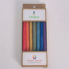 Load image into Gallery viewer, Candles - Beeswax Chakra (Pack of 7)
