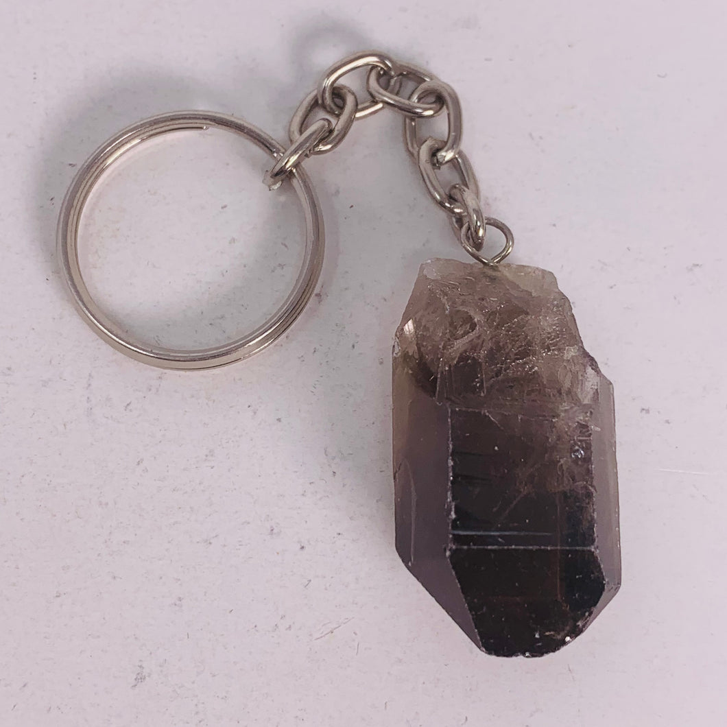 Smoky Quartz Keychain