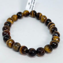 Load image into Gallery viewer, Bracelet (Faceted) - Tiger Eye 8mm
