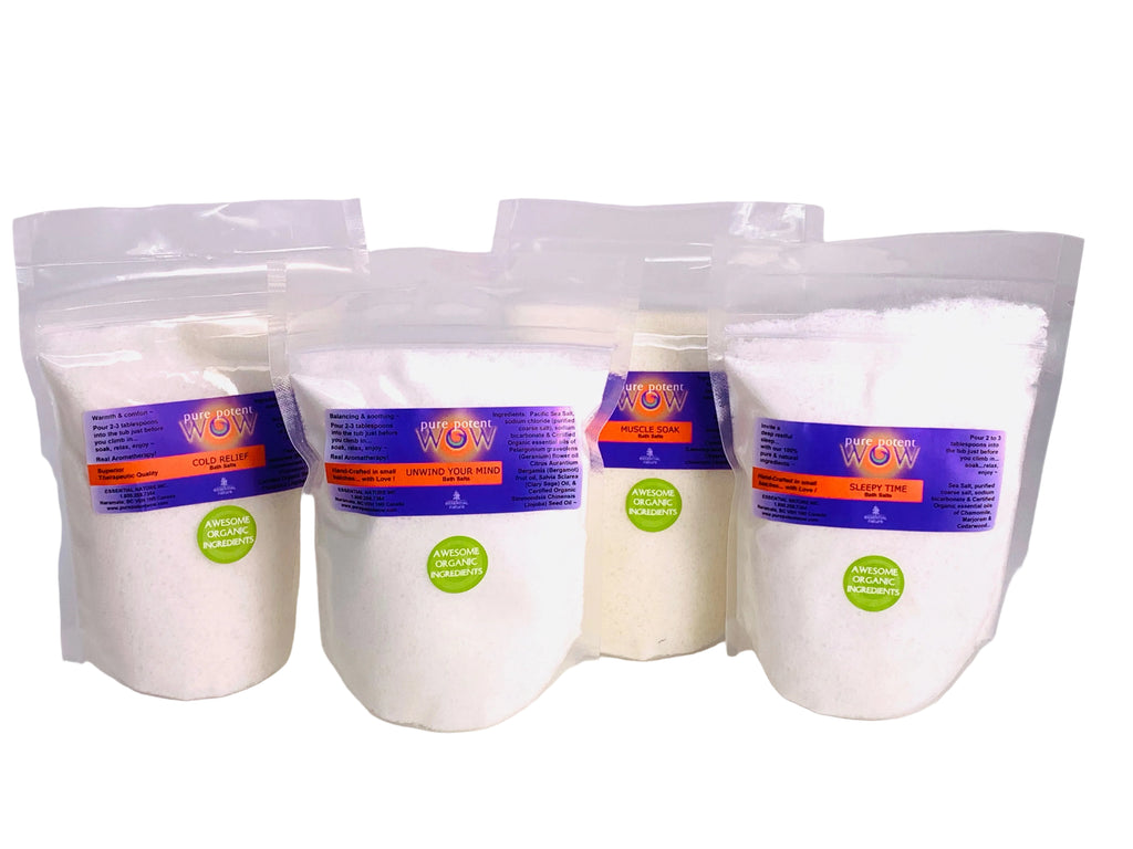 WOW Essential Oil Bath Salts - 300g
