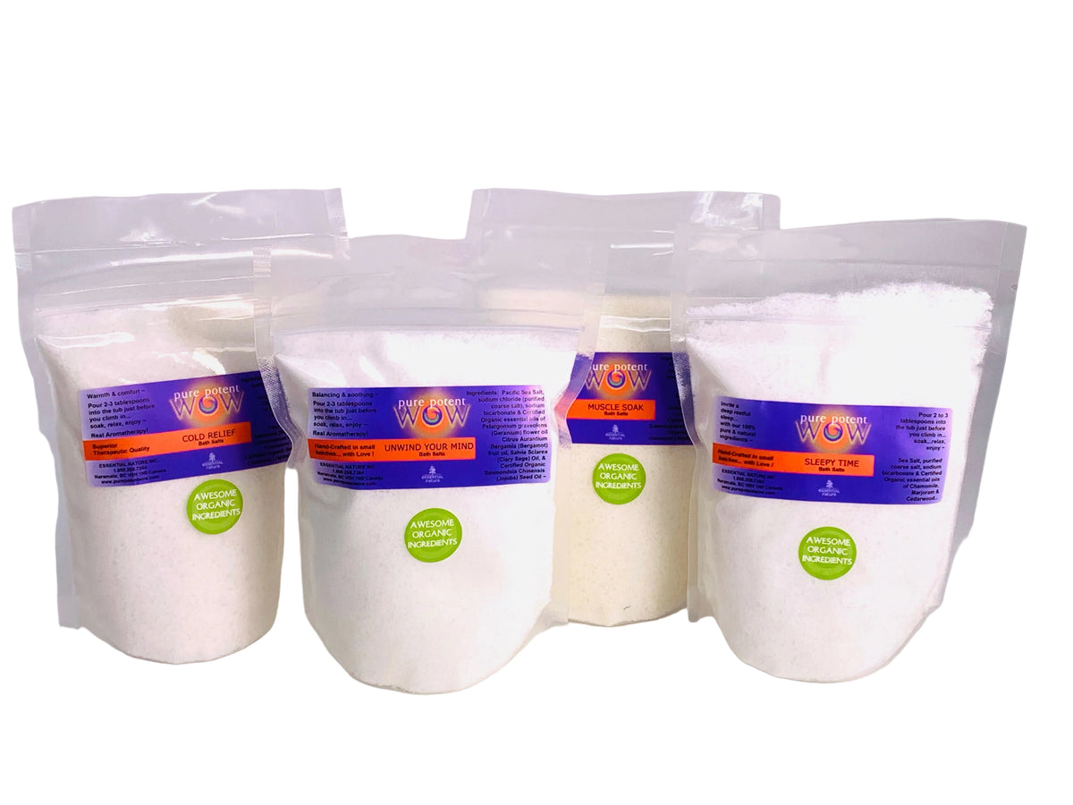 WOW Essential Oil Bath Salts - 300g