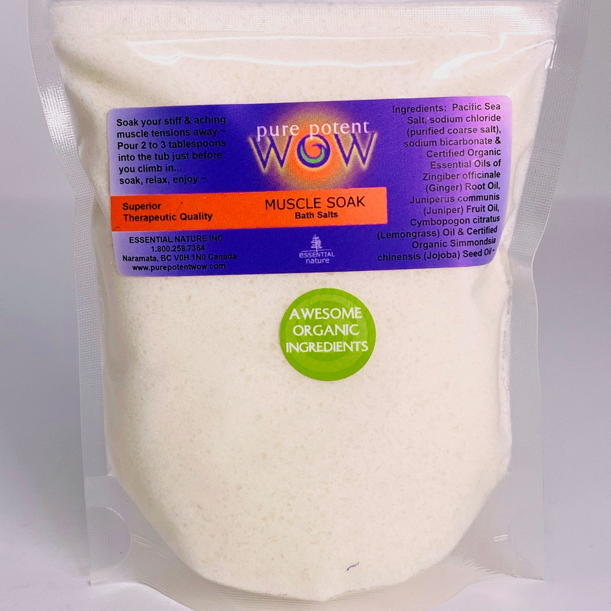 WOW Essential Oil Bath Salts - 300g