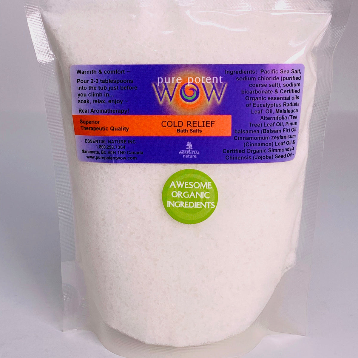 WOW Essential Oil Bath Salts - 300g