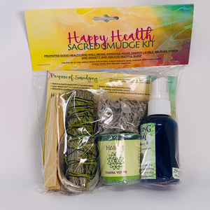 Sacred Smudge Kit - "Happy Health"