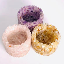 Load image into Gallery viewer, Candle Holder Chip Stone
