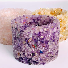 Load image into Gallery viewer, Candle Holder Chip Stone
