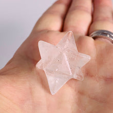 Load image into Gallery viewer, Clear Quartz Merkaba (small)
