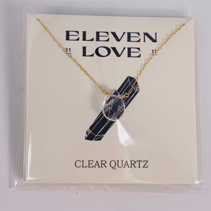 Clear Quartz Necklace by Eleven Love