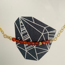 Load image into Gallery viewer, Carnelian Necklace by Eleven Love

