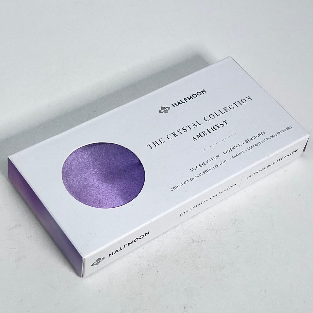 HALFMOON Crystal Collection Silk Eye Pillow (6 options)