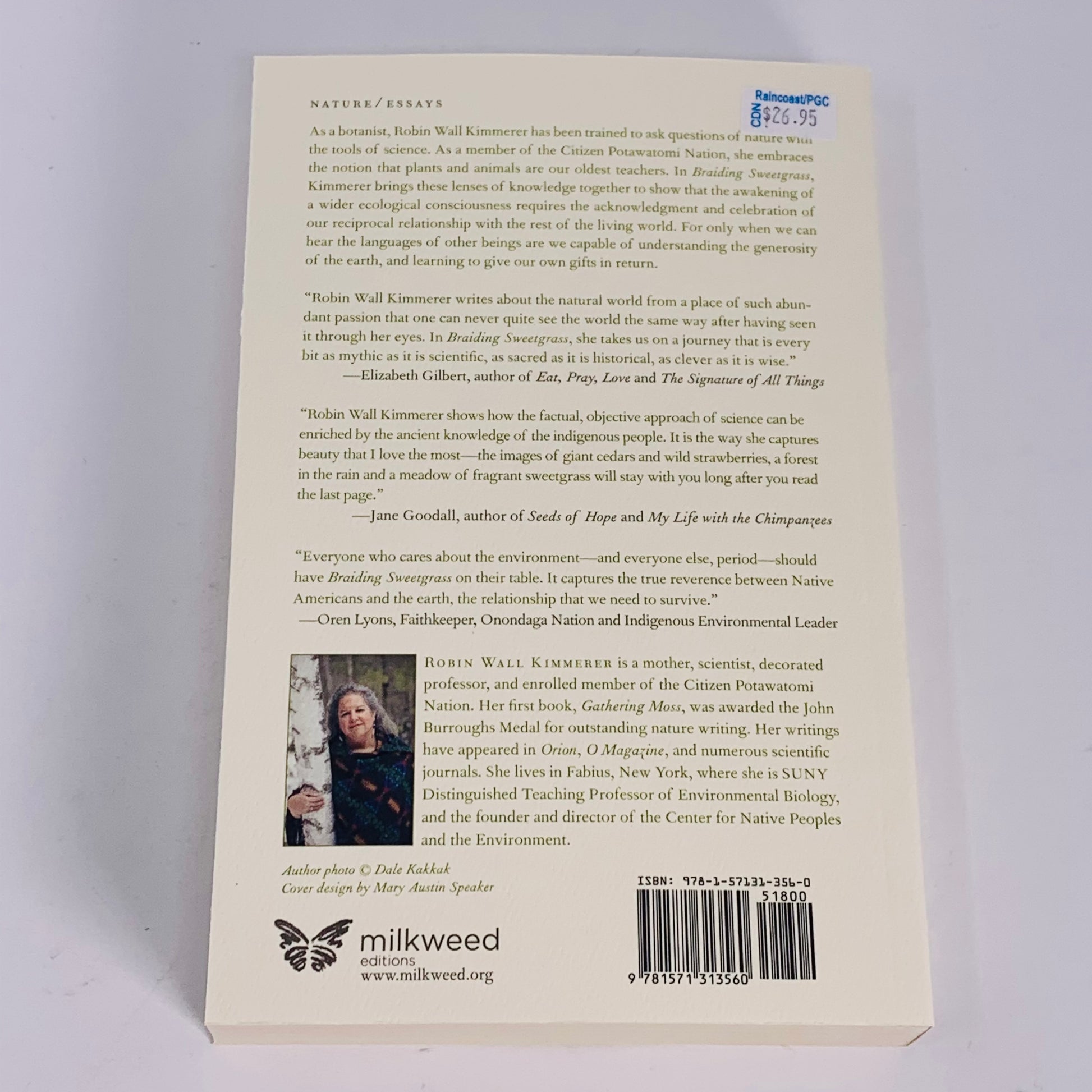 Braiding Sweetgrass by Robin Wall Kimmerer