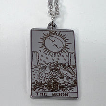 Load image into Gallery viewer, Tarot Pendant - The Moon (Stainless Steel)
