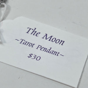 Tarot Pendant - The Moon (Stainless Steel)