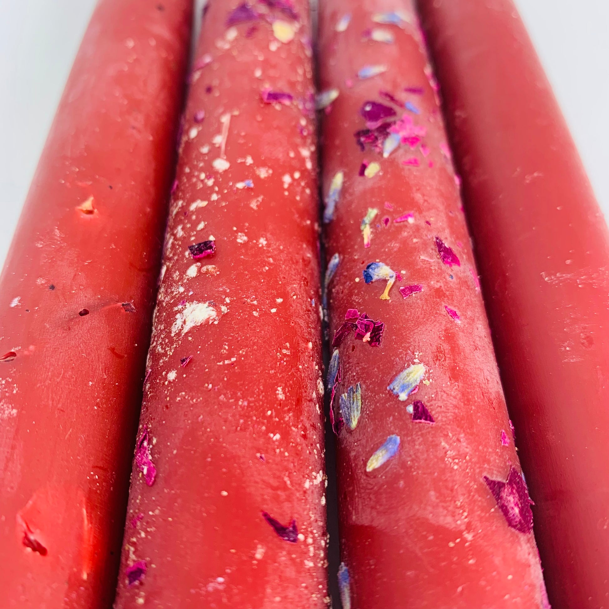 Beeswax Herbal Ritual Intention Candles (Various Colours)