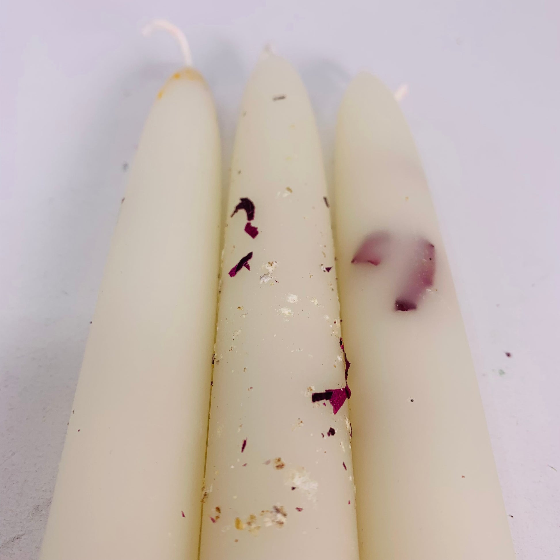 Beeswax Herbal Ritual Intention Candles (Various Colours)