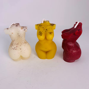 Beeswax Altar Candle - Body Love/Blooming