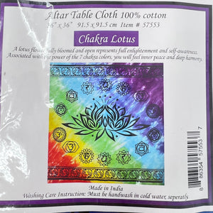 Altar Cloth - Lotus/Chakra