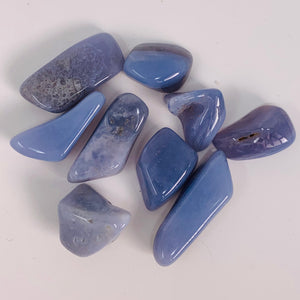 Blue Chalcedony - Tumbled