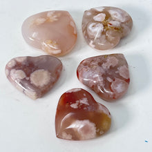 Load image into Gallery viewer, Heart - Flower Agate

