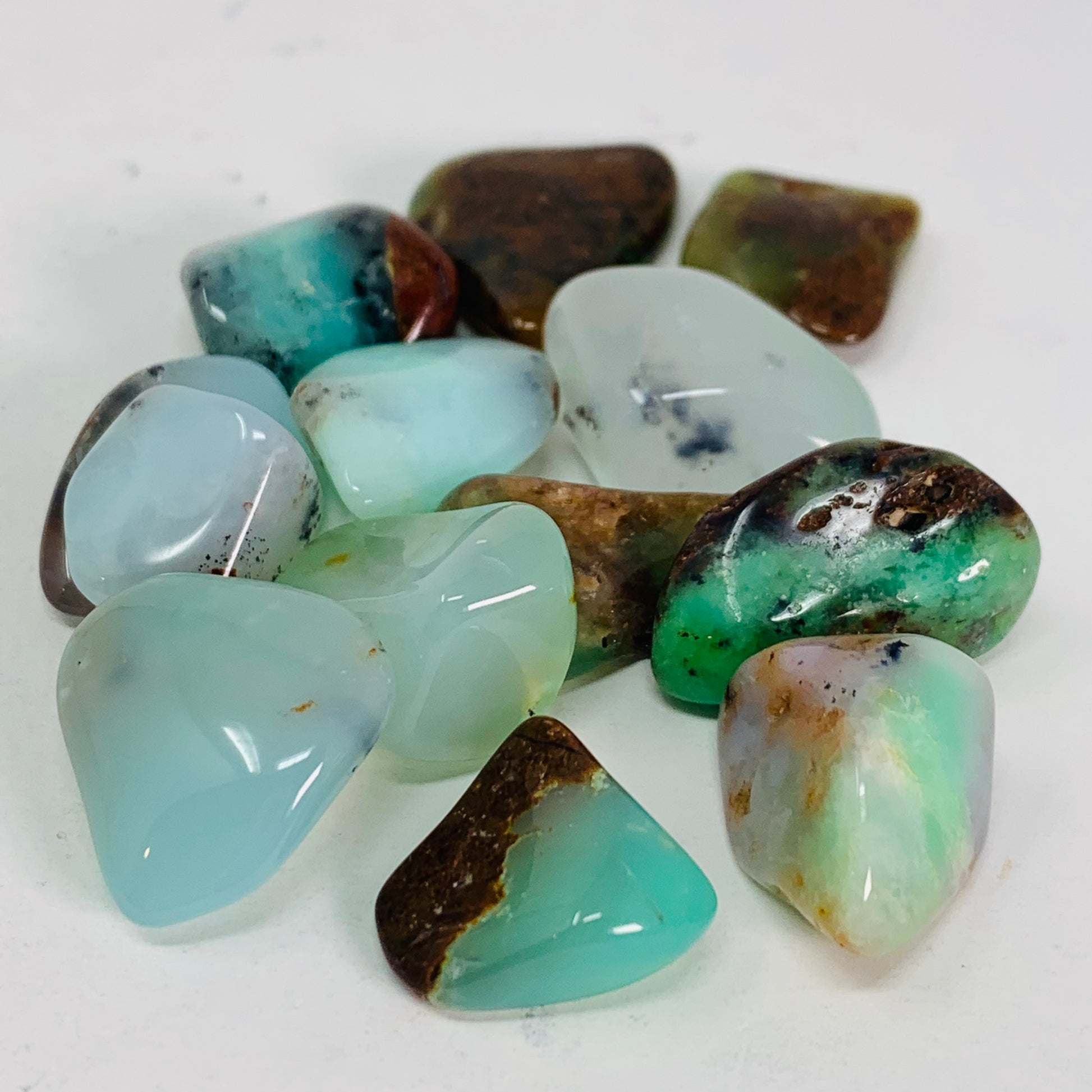 Chrysoprase (from Australia) - Tumbled