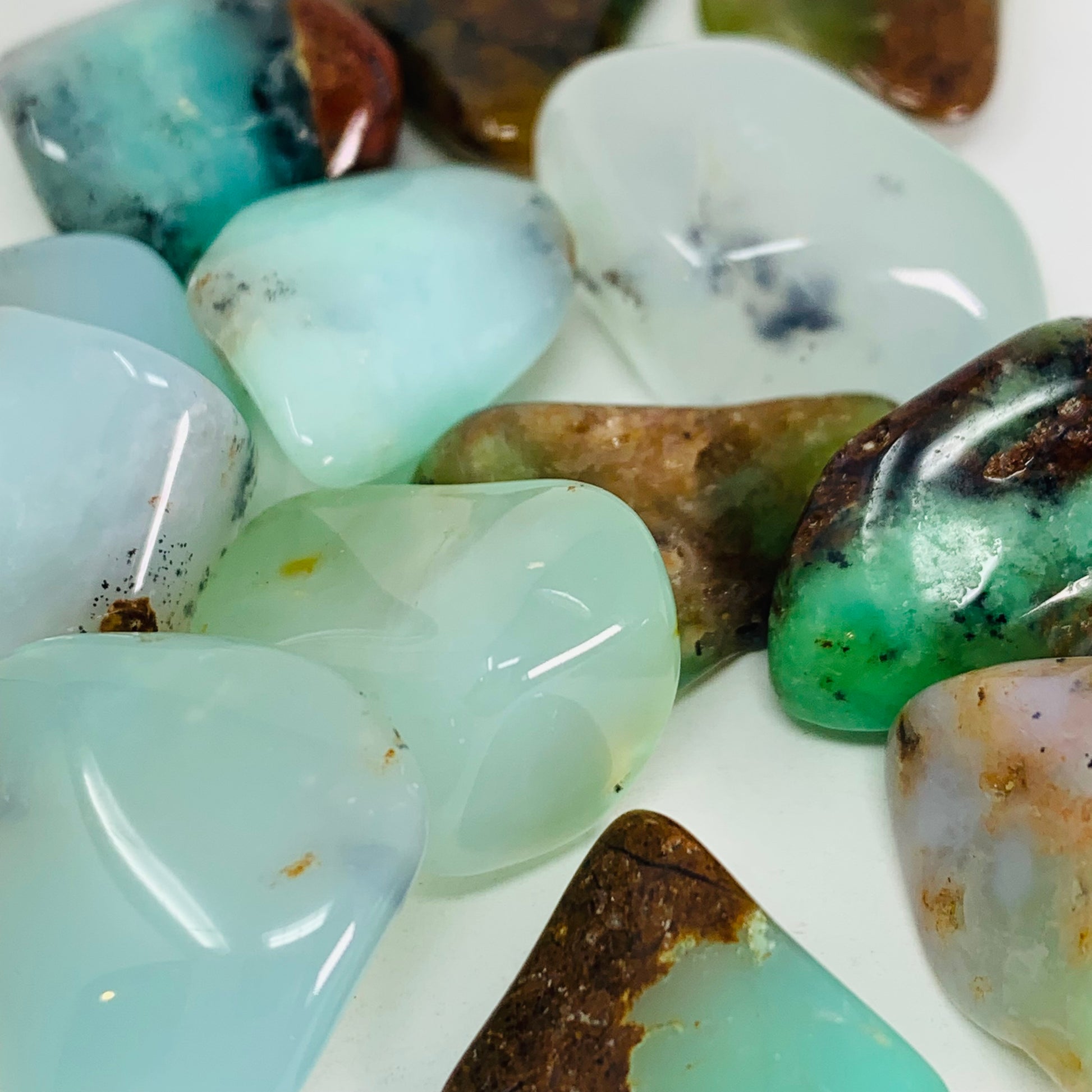 Chrysoprase (from Australia) - Tumbled