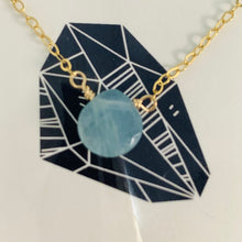 Load image into Gallery viewer, Aquamarine Necklace by Eleven Love
