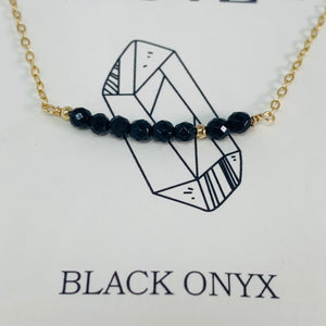 Black Onyx Necklace by Eleven Love