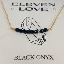 Load image into Gallery viewer, Black Onyx Necklace by Eleven Love

