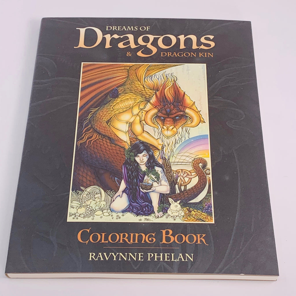Dreams of Dragons & Dragon Kin Colouring Book