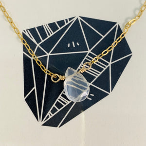 Moonstone Necklace by Eleven Love