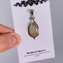 Load image into Gallery viewer, Pendant - Rutilated Quartz
