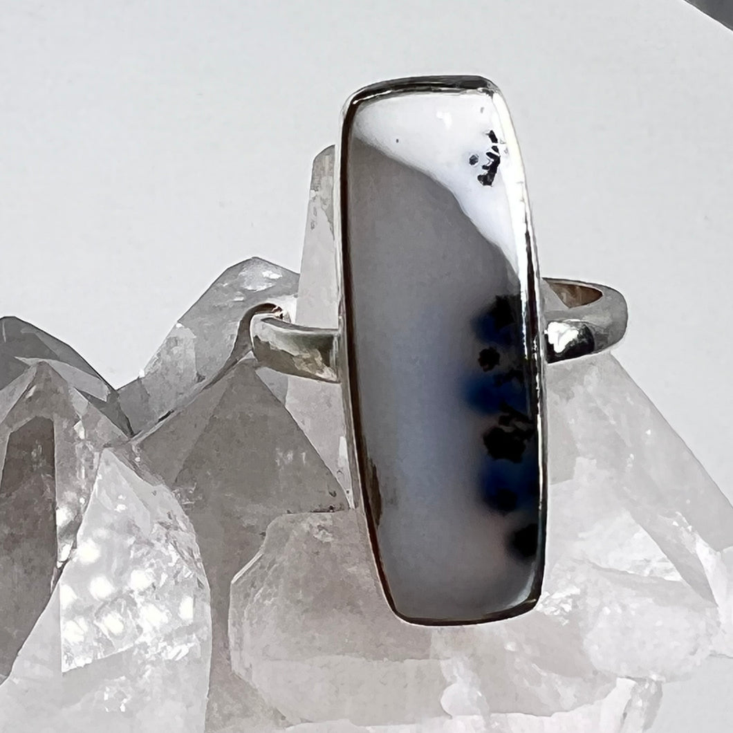Ring - Dendritic Agate - Size 8