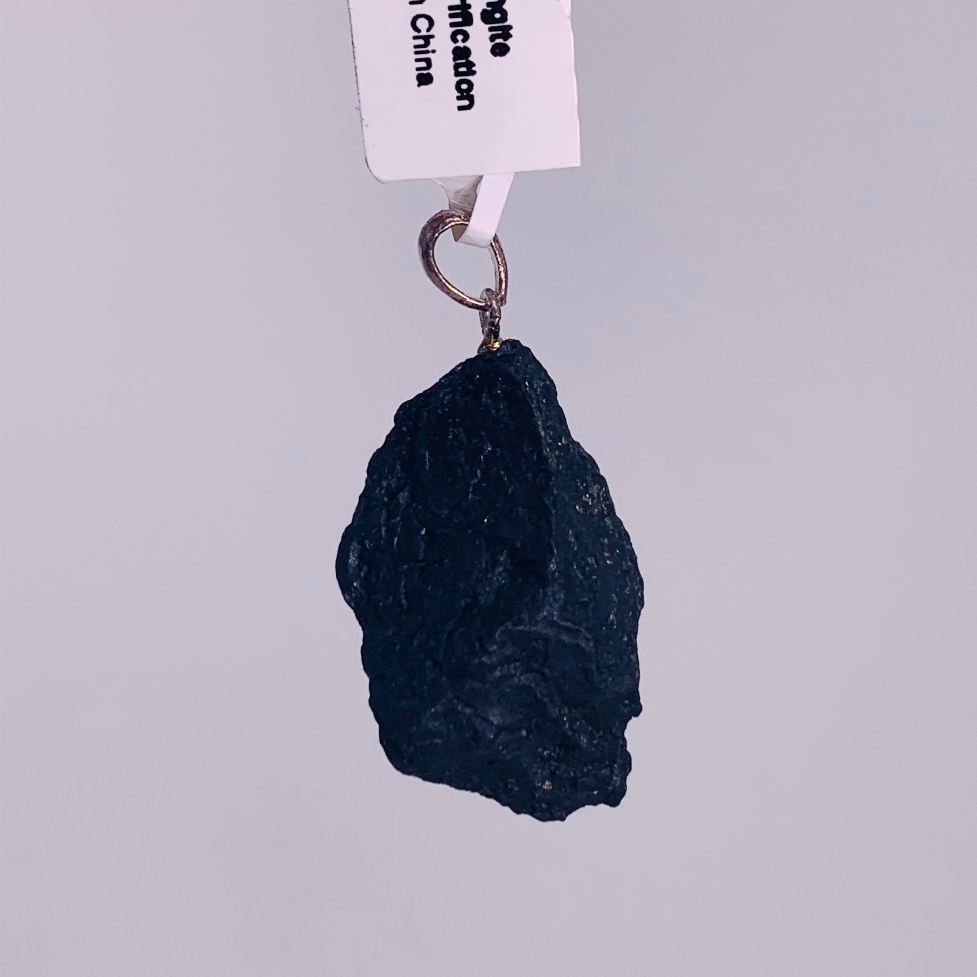 Pendant - Shungite (Rough) on Bail