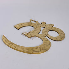 Load image into Gallery viewer, Brass OM Wall Hanging (Large)
