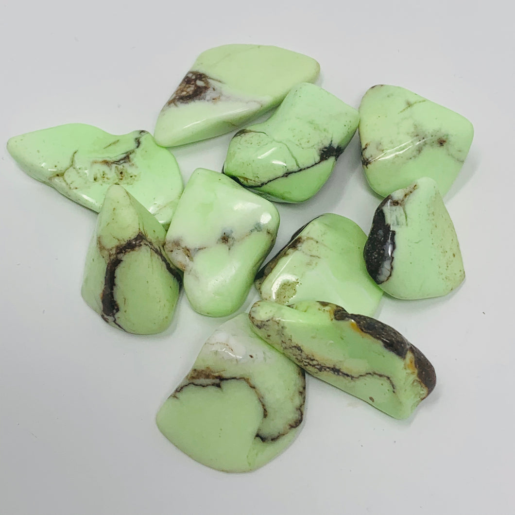 Lemon Chrysoprase - Tumbled