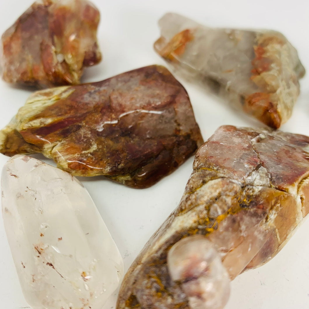 Lemurian Amphibole - Semi Tumbled (2 sizes)
