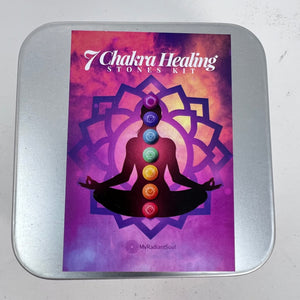 7 Chakra Healing Stones Kit (Engraved stones)