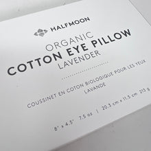 Load image into Gallery viewer, HALFMOON Organic Cotton Eye Pillow (Lavender)
