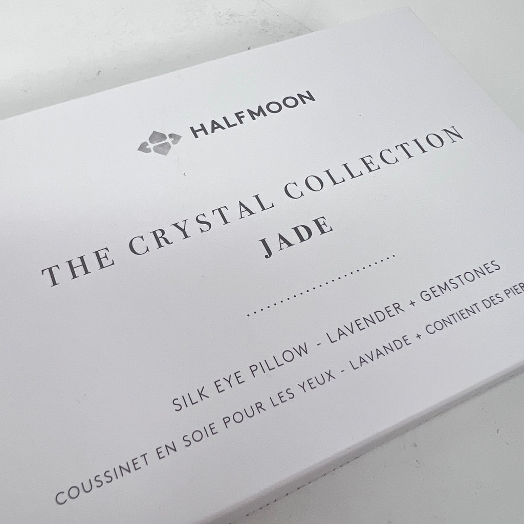 HALFMOON Crystal Collection Silk Eye Pillow (6 options)
