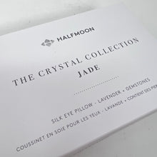 Load image into Gallery viewer, HALFMOON Crystal Collection Silk Eye Pillow (6 options)
