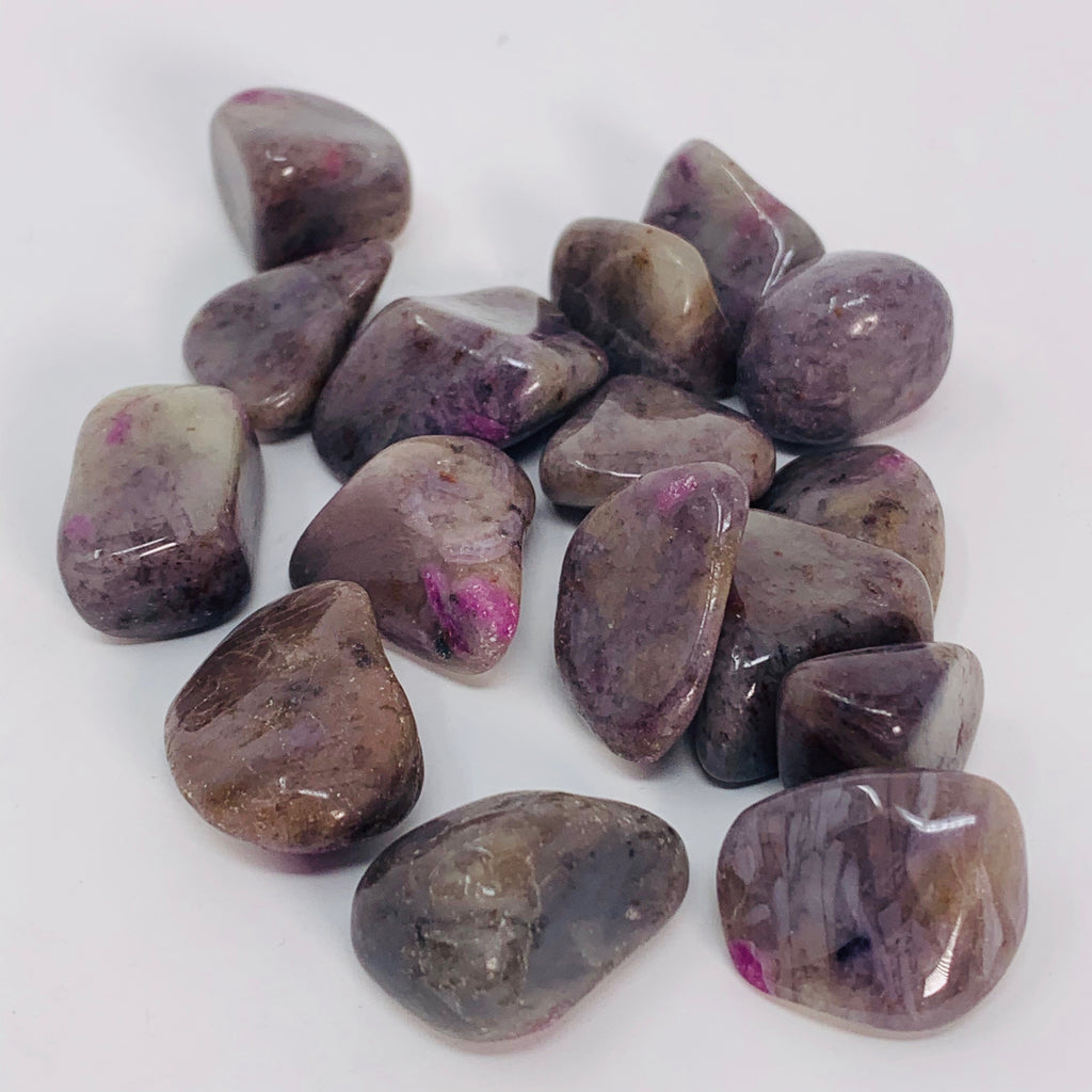 Ruby Moonstone (Dark) - Tumbled