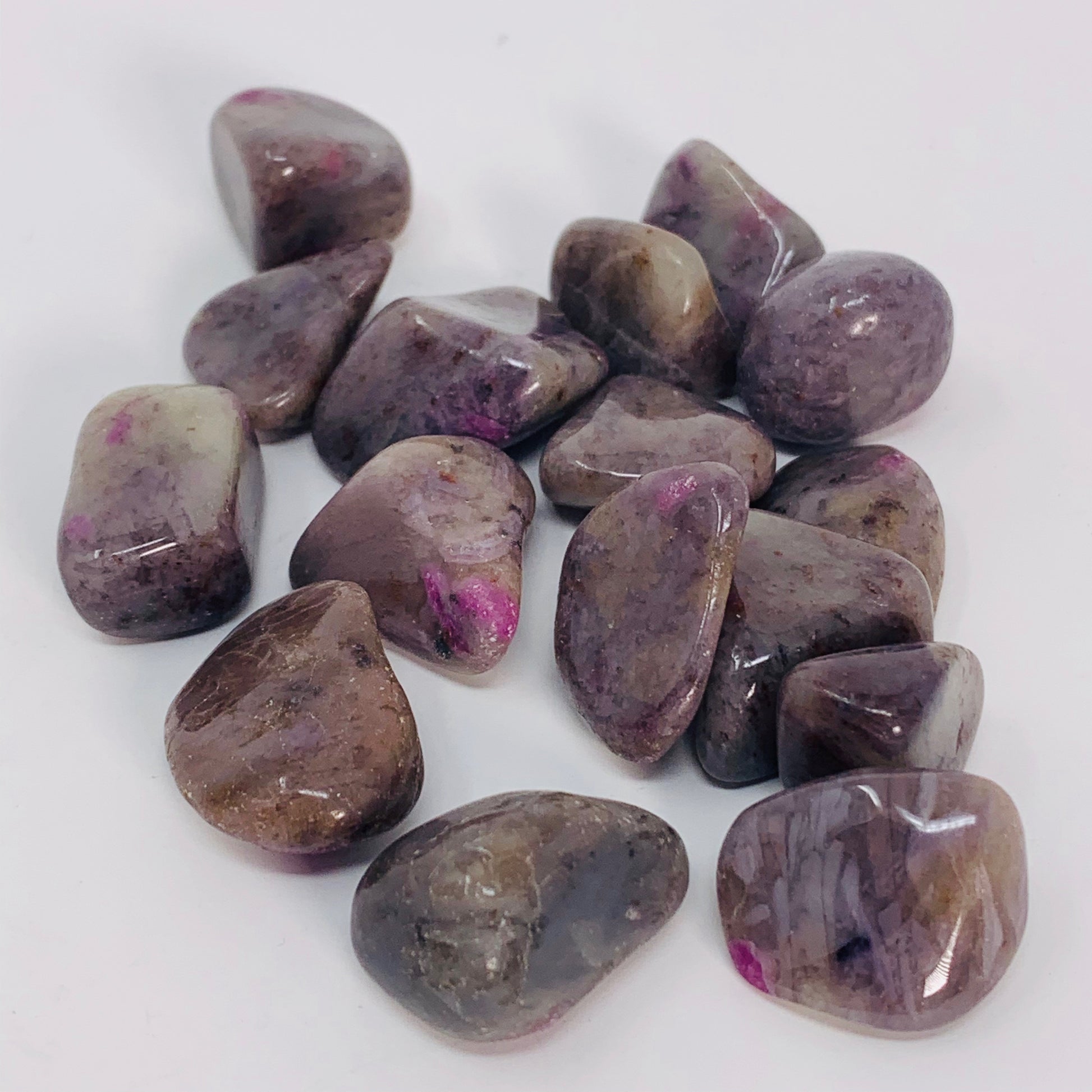 Ruby Moonstone (Dark) - Tumbled