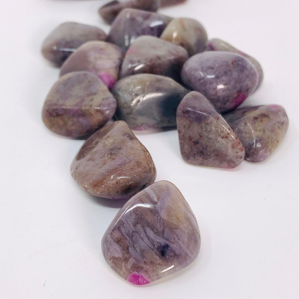 Ruby Moonstone (Dark) - Tumbled