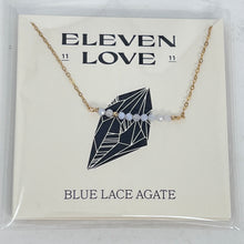 Load image into Gallery viewer, Blue Lace Agate Necklace by Eleven Love
