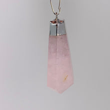 Load image into Gallery viewer, Pendant - Rose Quartz - Faceted Teardrop

